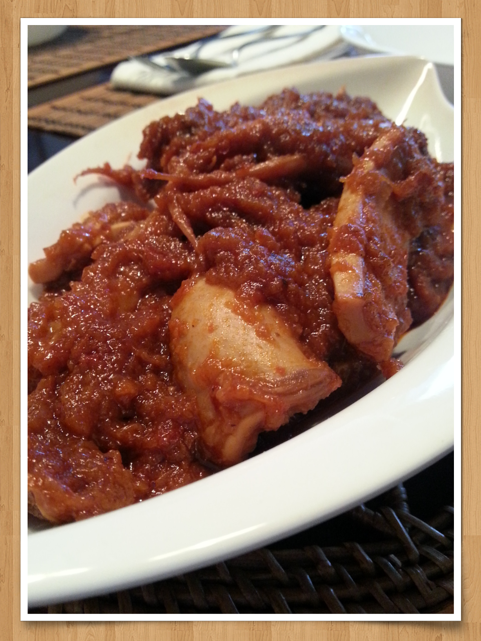 Hani's Kitchen Sambal Tumis Sotong Kering aka Sauteed Dried Squid Chili